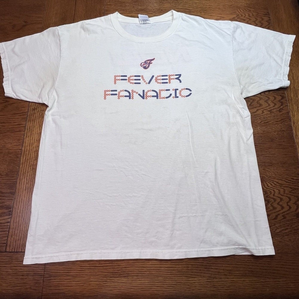 Vintage Indiana Fever WNBA Shirt anvil XL Fever Fanatic Radio NOW 93.1